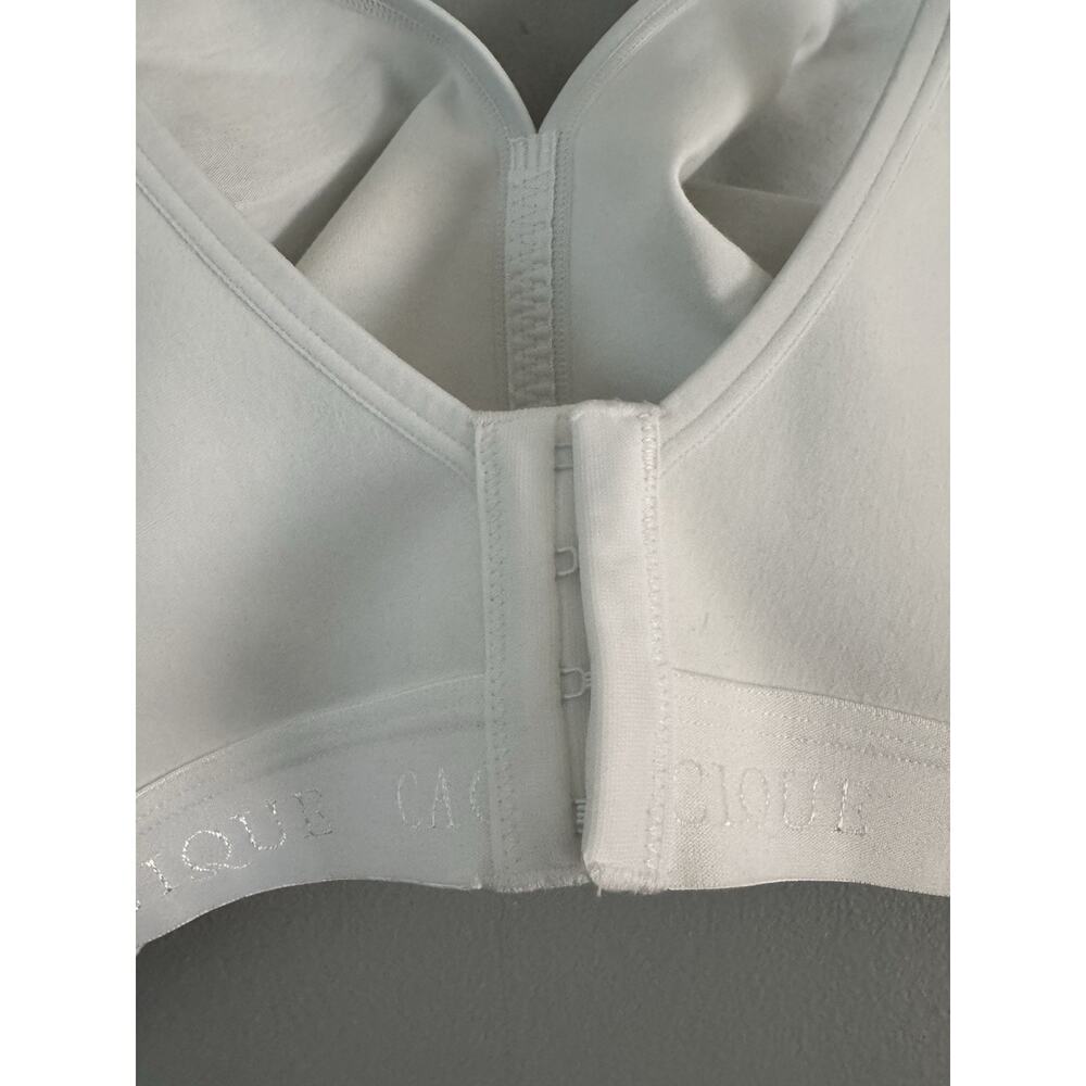 NWT Cacique Cotton Unlined No Wire Bra Size 48DD Bright White Supportive Comfort - Picture 4 of 7